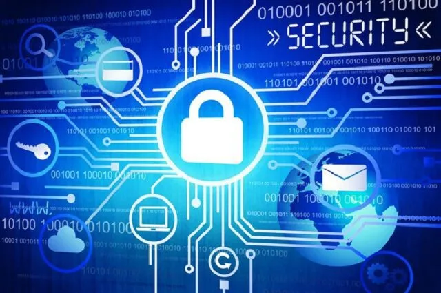 Centrale d alarme fixee au mur avec clavier et detecteur de mouvement