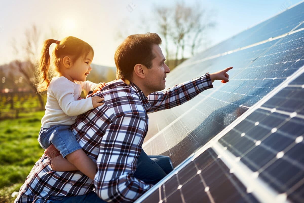 les panneaux photovoltaïques produisent de l'électricité gratuitement grâce à la conversion de l'énergie solaire en énergie électrique. Cette électricité peut être utilisée pour alimenter les appareils électroménagers de la maison, le chauffage, l'éclairage, etc.