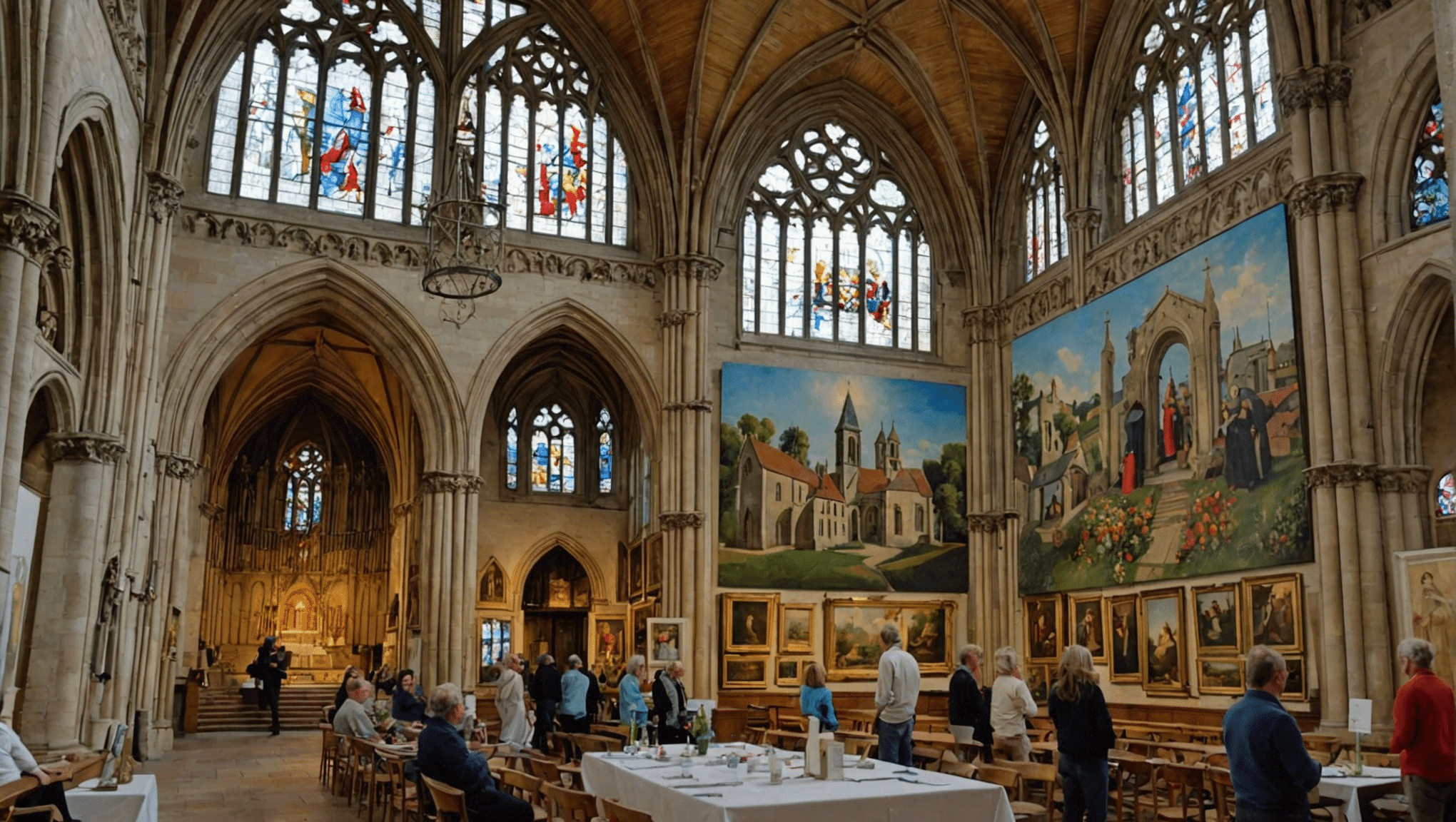 découvrez l'incroyable exposition de deux artistes peintres à la chapelle sainte-marguerite de pornichet : un paradis pour les amateurs d'art!