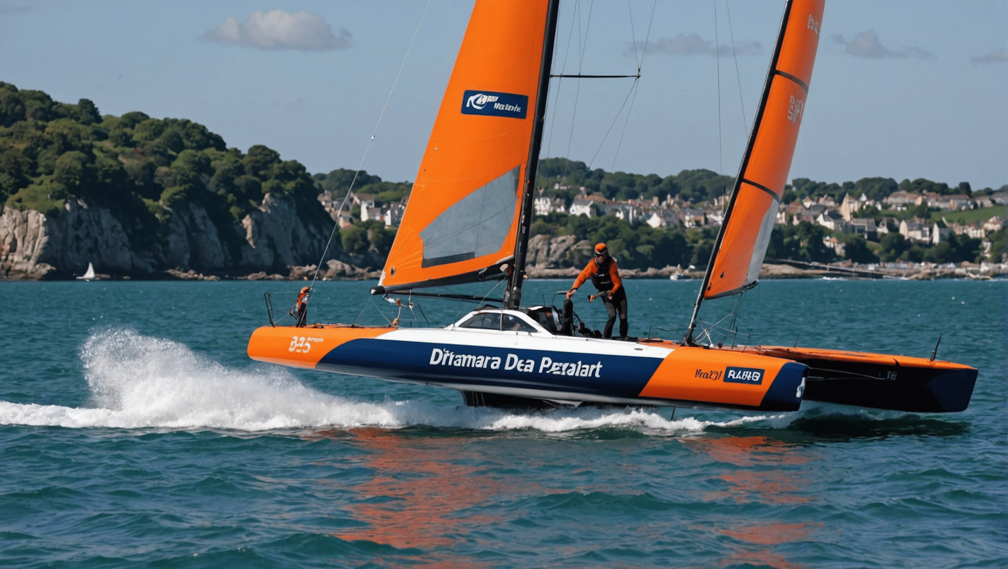 découvrez en exclusivité la vidéo de matthieu perraut, à la conquête du record de vitesse en voilier dans la baie du pouliguen à 25 nœuds à bord de son trimaran.