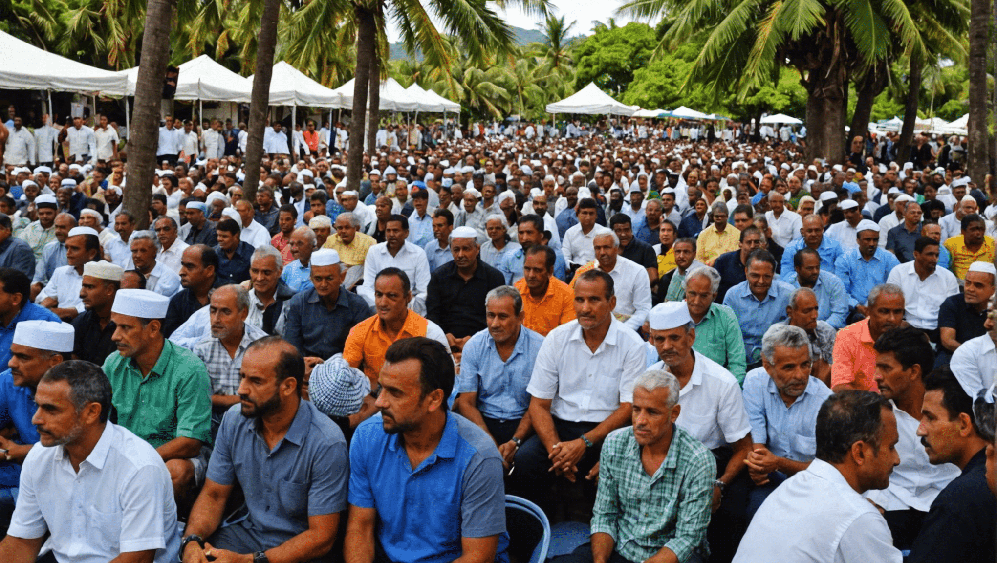 découvrez les préparatifs colorés et festifs des musulmans de la réunion pour célébrer l'aïd-el-fitr, marquant la fin du ramadan, dans une atmosphère chaleureuse et joyeuse.