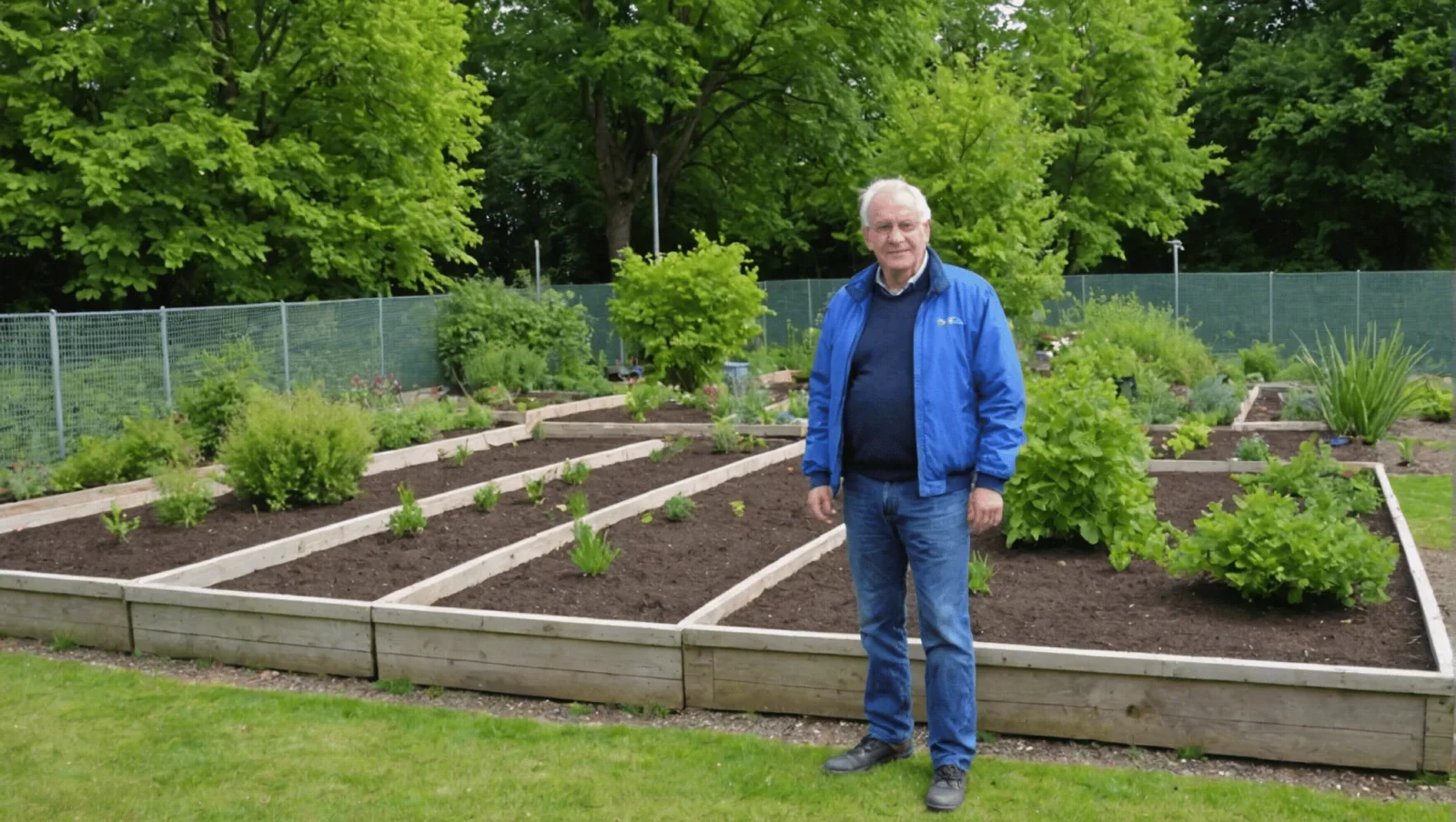 Un tas de broyat de rameaux frais prêt à être épandu sur une planche de jardin