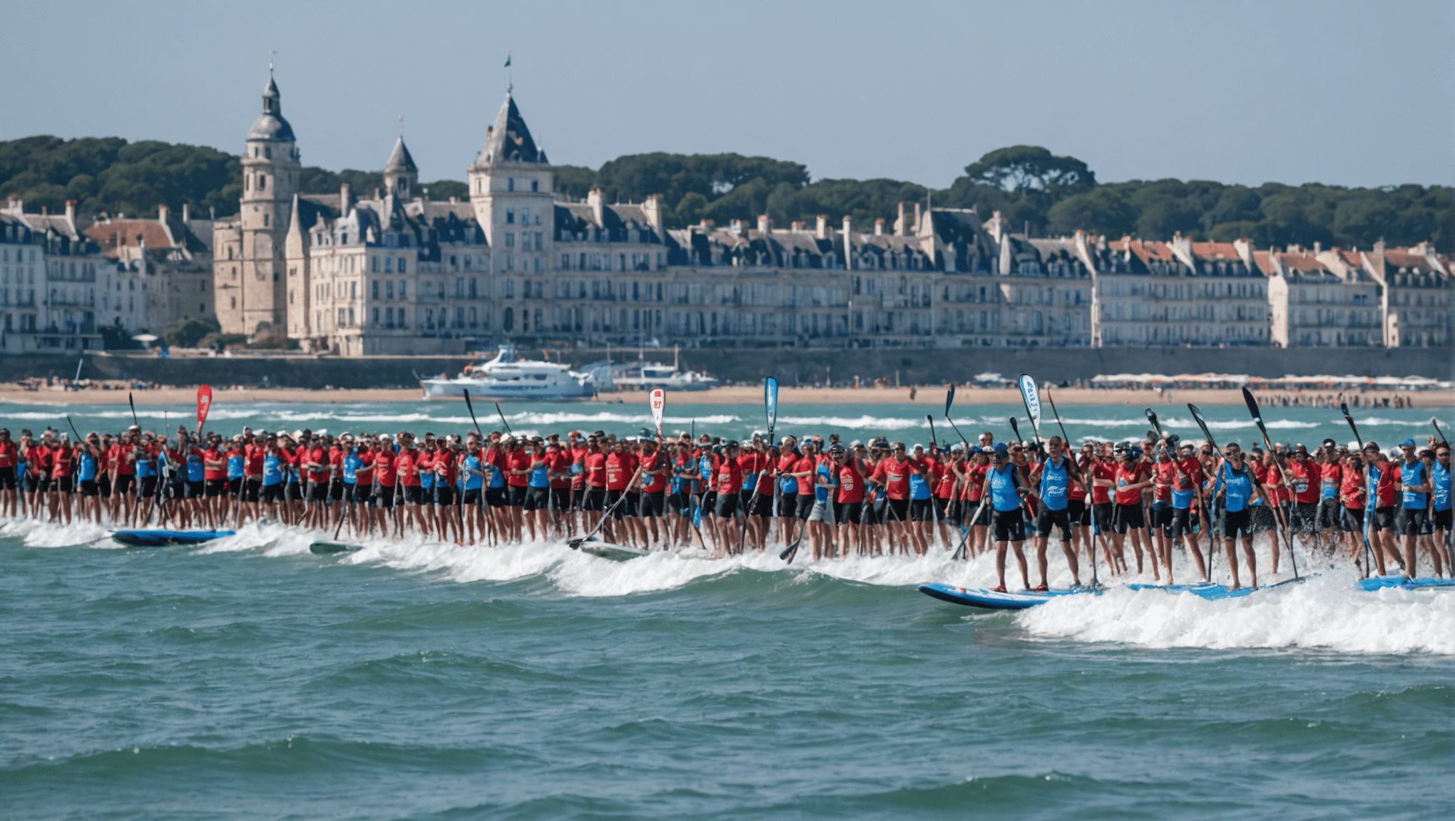 découvrez les coulisses de la compétition pour savoir qui sera le grand vainqueur de l'open de france de sup race 2024 à pornichet !