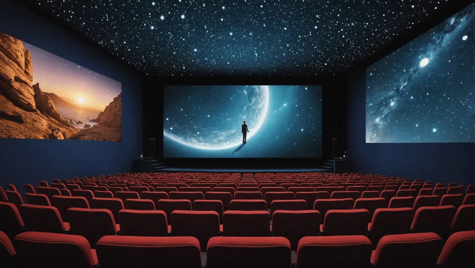 Affiche annonçant l'exposition consacrée à Camille Jourdy au cinéma de Pornichet