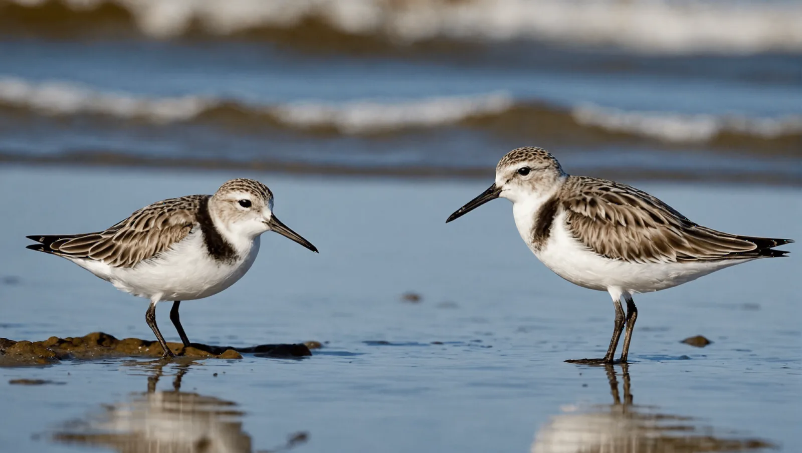 Album jeunesse illustré posé sur le sable, avec un petit oiseau de rivage