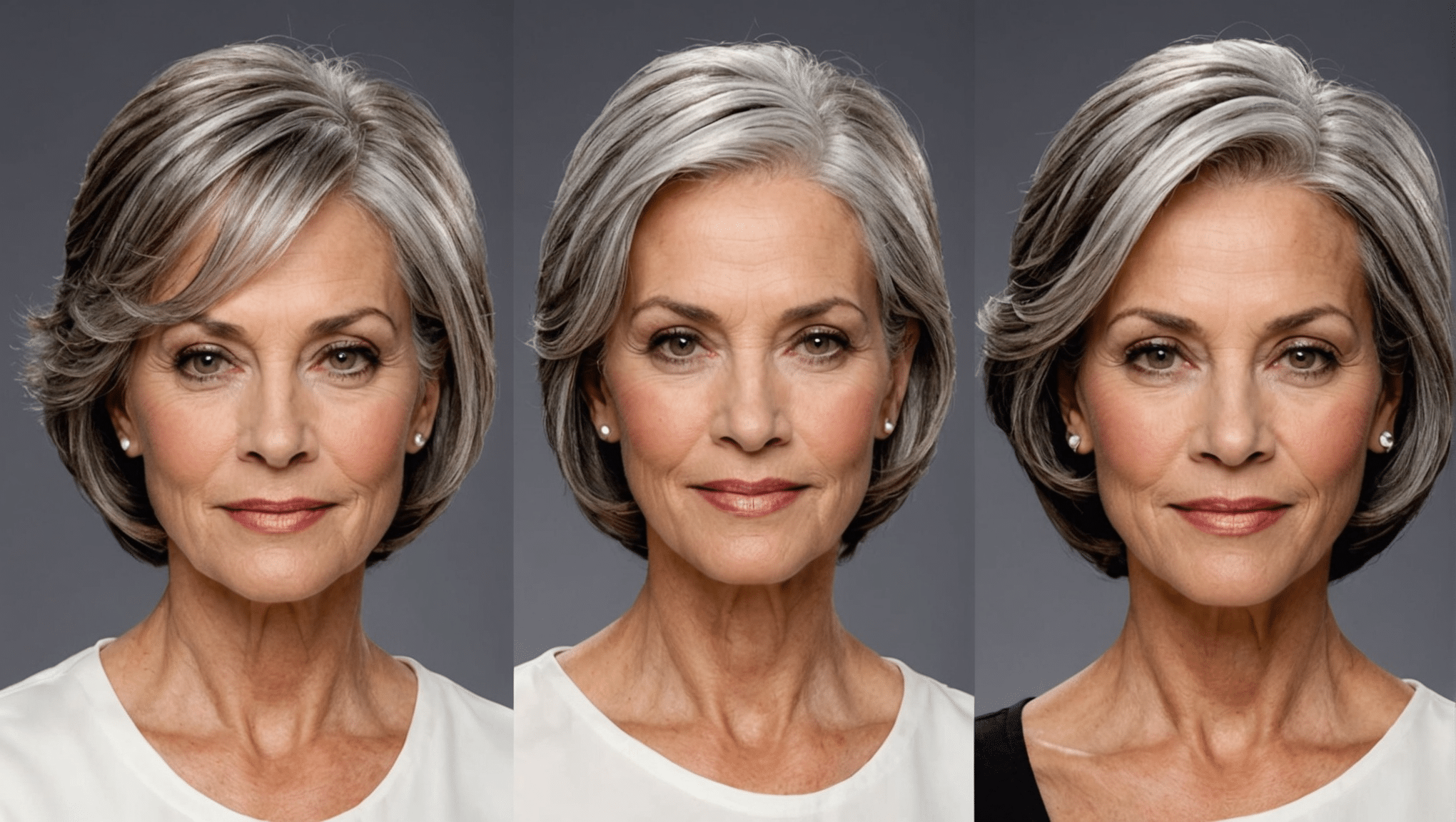 découvrez les meilleures coupes de cheveux qui mettent en valeur la beauté des femmes de plus de 50 ans. que vous recherchiez une coupe chic, moderne ou facile à entretenir, trouvez l'inspiration pour un look qui vous rajeunit et vous fait briller.