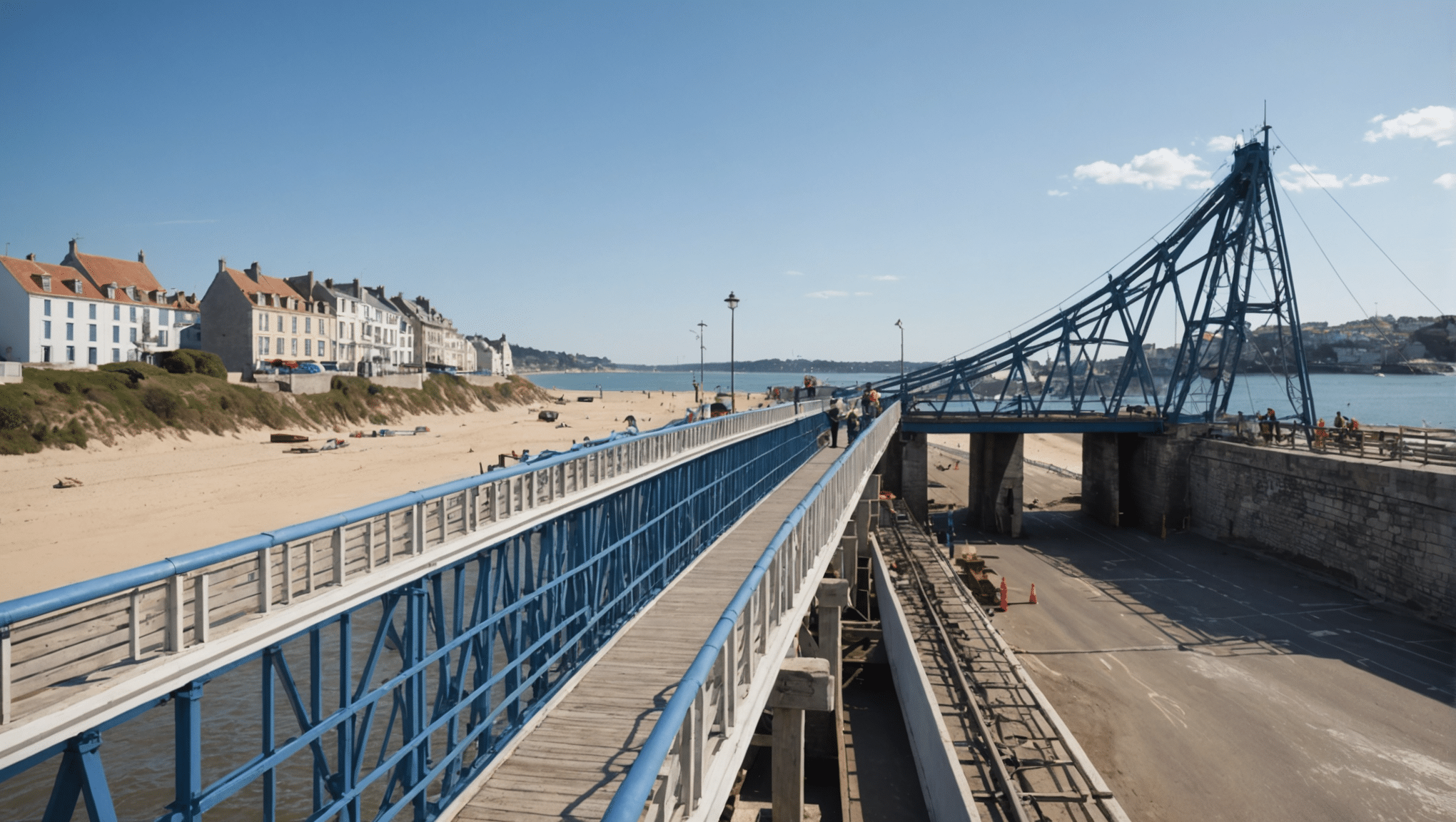 découvrez les détails du lancement des travaux de rénovation de la passerelle historique du vieux môle à pornichet. un projet qui met en valeur le patrimoine local tout en améliorant l'accessibilité et l'esthétique de cette zone emblématique.