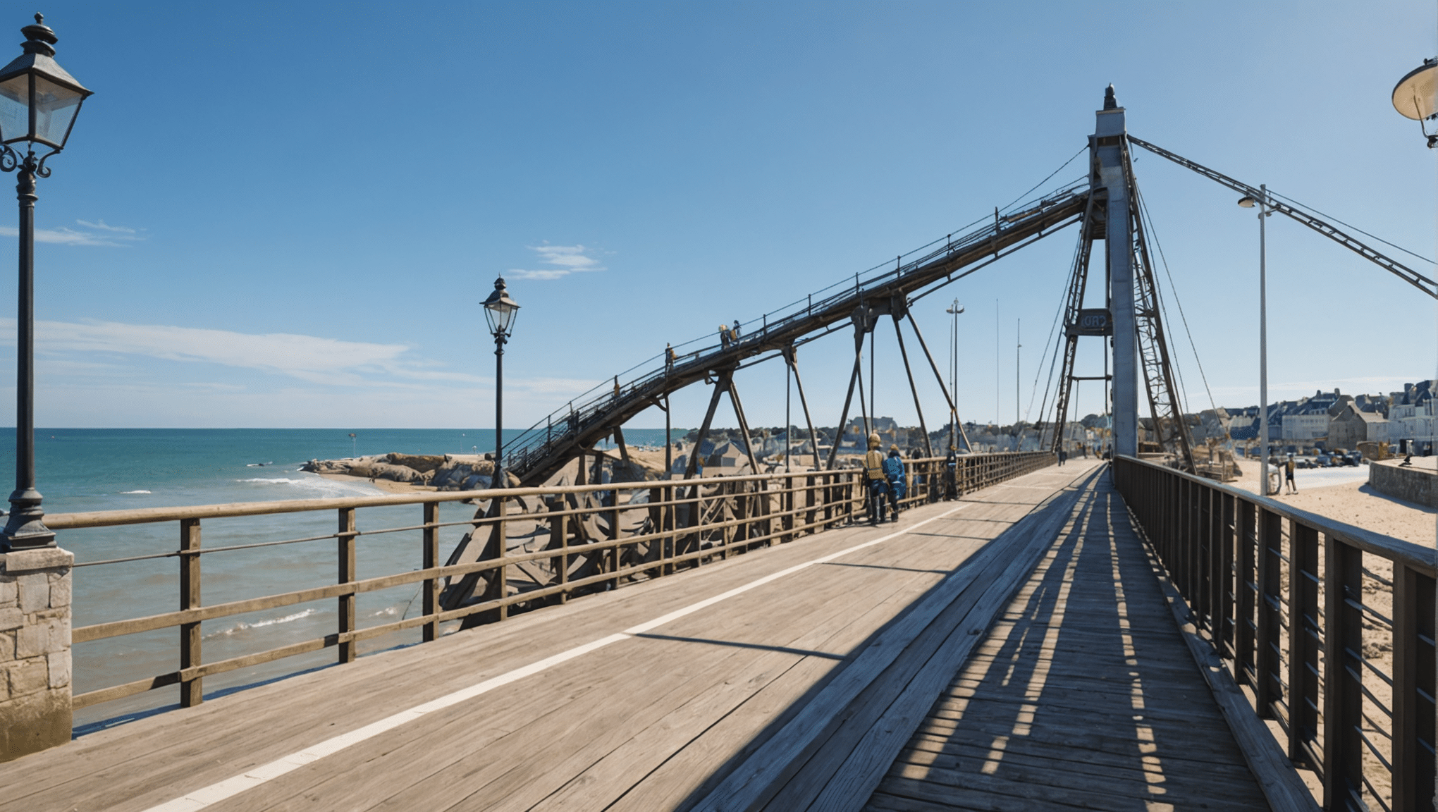 découvrez les dernières nouvelles de pornichet avec le lancement des travaux de rénovation de la passerelle historique du vieux môle. un projet ambitieux qui valorise le patrimoine local et promet d'améliorer l'accès à ce site emblématique. restez informés sur l'avancement des travaux et les bénéfices pour les riverains et les visiteurs.