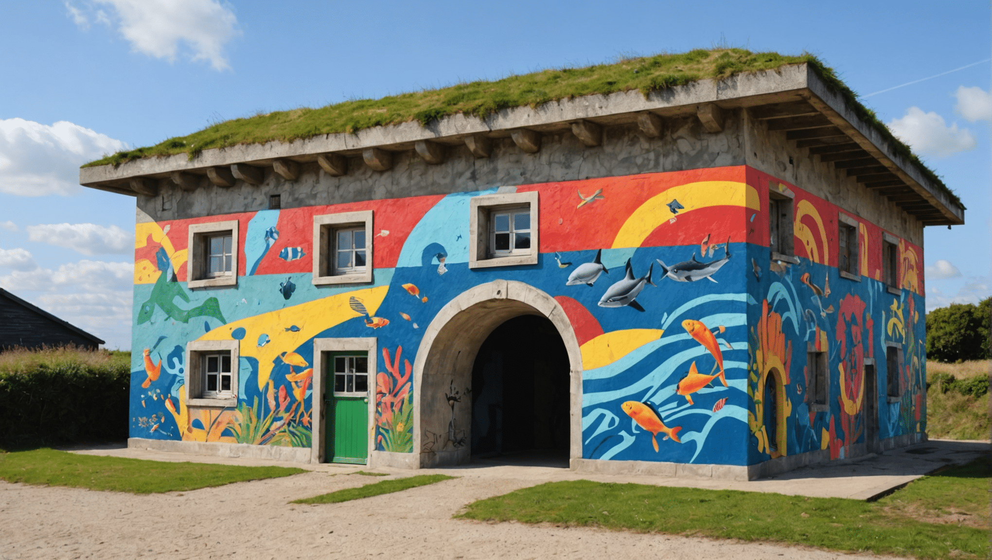 découvrez le blockhaus de congrigoux à pornichet, une transformation artistique éblouissante où l'histoire rencontre la créativité. plongez dans un univers coloré qui redonne vie à ce monument historique, faisant de chaque visite une expérience immersive et inspirante.