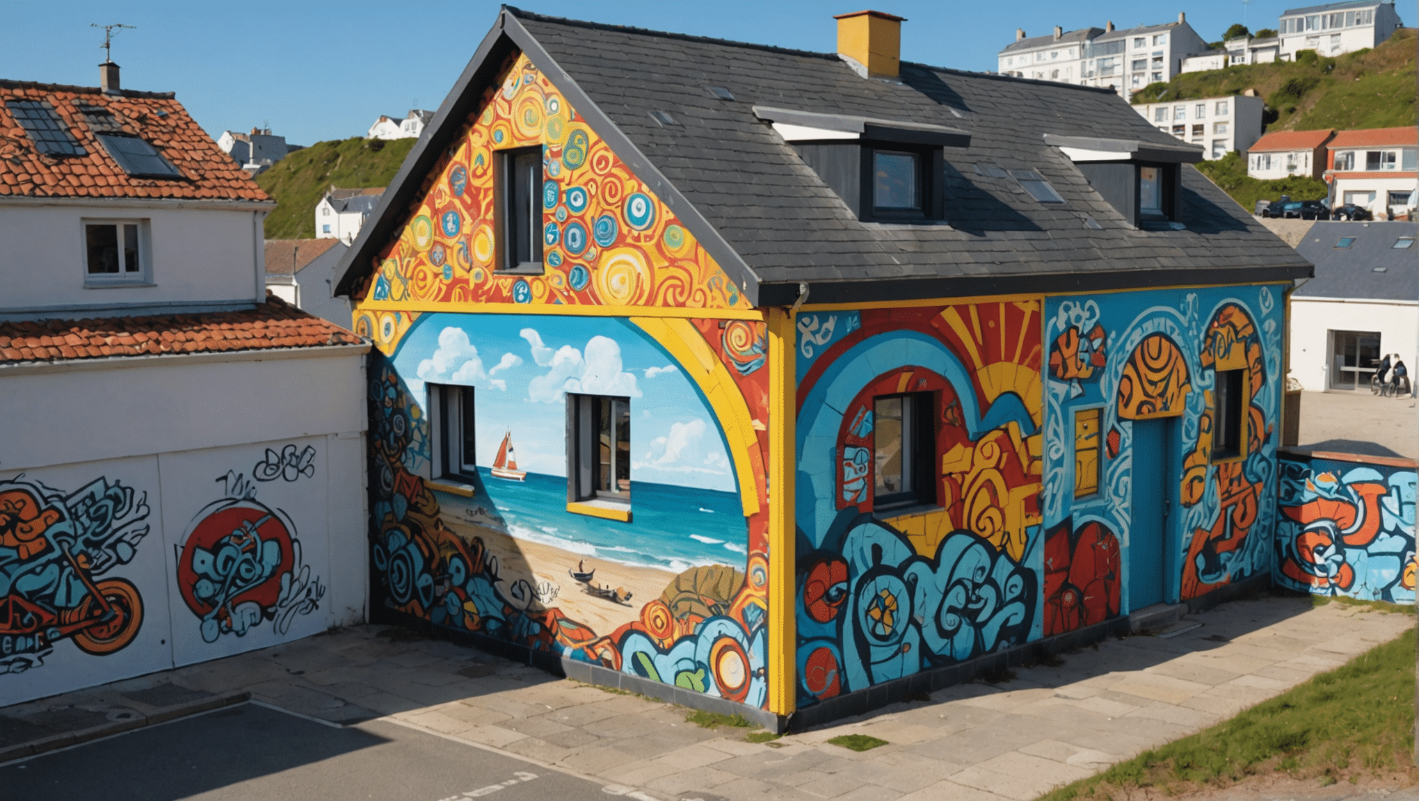 découvrez comment l'art urbain transforme le blockhaus de pornichet en un véritable chef-d'œuvre sur le sentier littoral. plongez dans cette fusion unique entre culture et paysage, où chaque œuvre raconte une histoire fascinante.