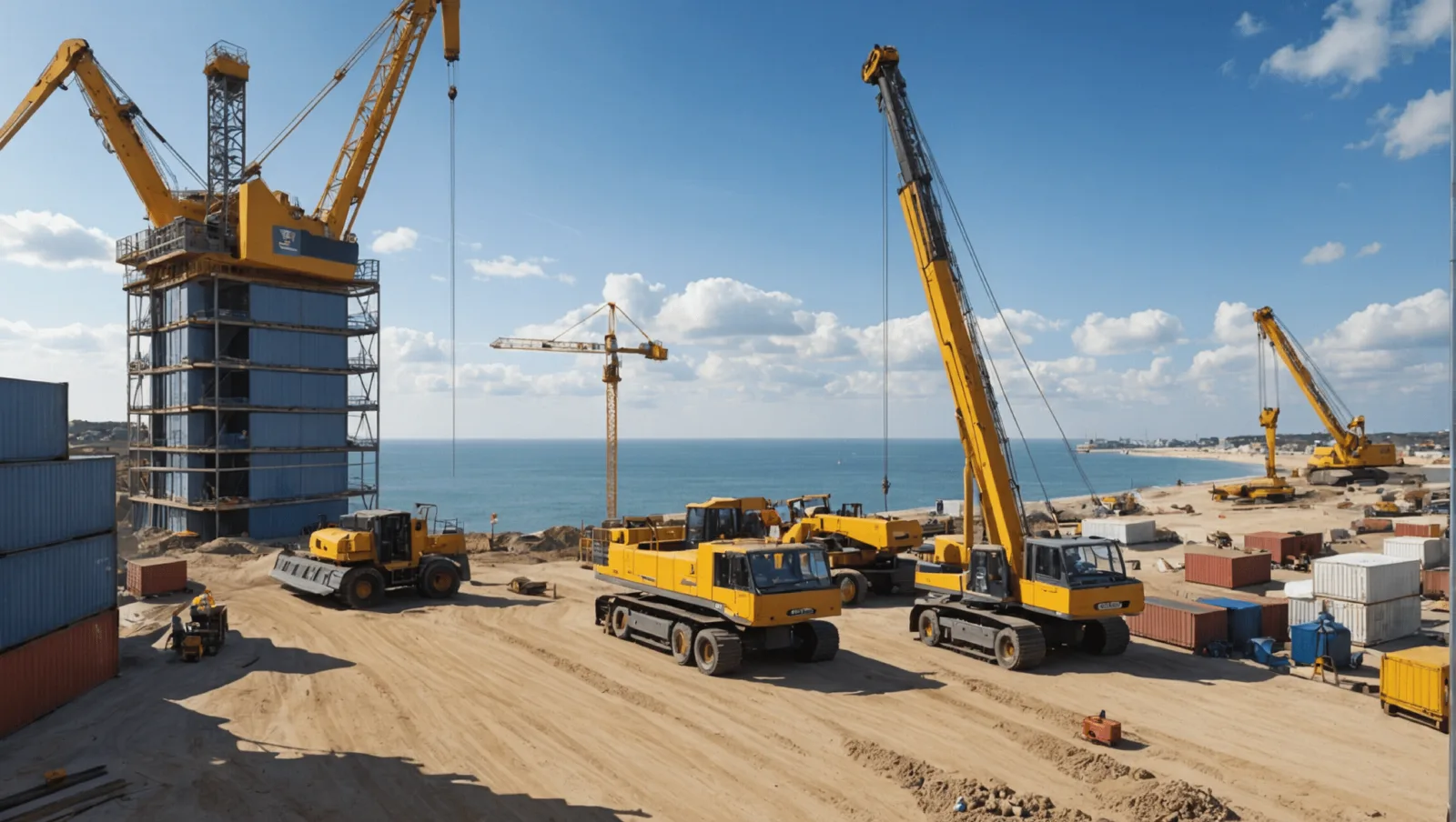 Le port de plaisance de Pornichet et ses pontons vus depuis le quai