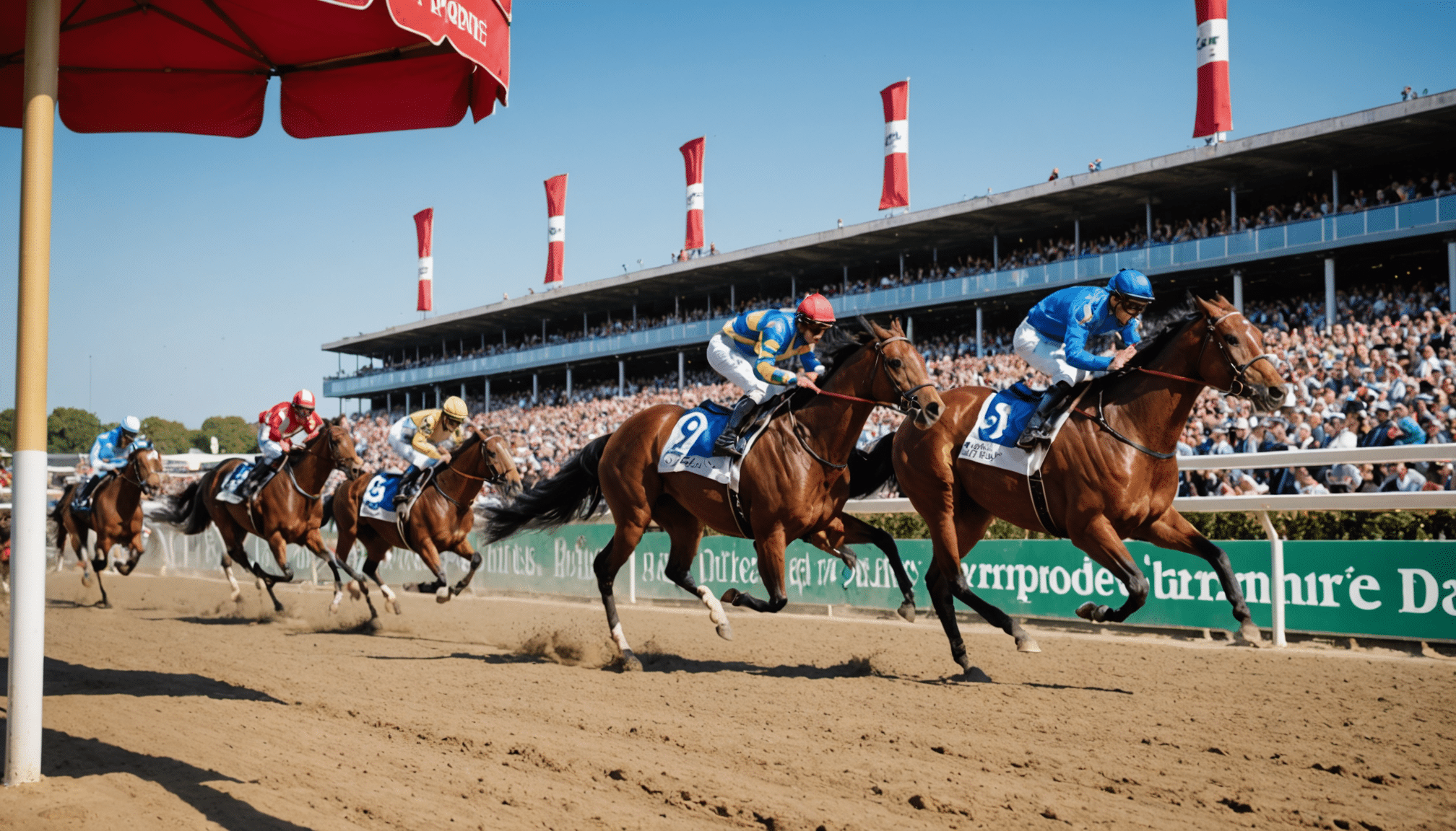 vivez des dimanches inoubliables à l'hippodrome de pornichet ! assistez à des courses palpitantes, profitez de l'ambiance festive et d'animations pour toute la famille. ne manquez pas ces quatre journées où la passion des chevaux et le divertissement se rencontrent.