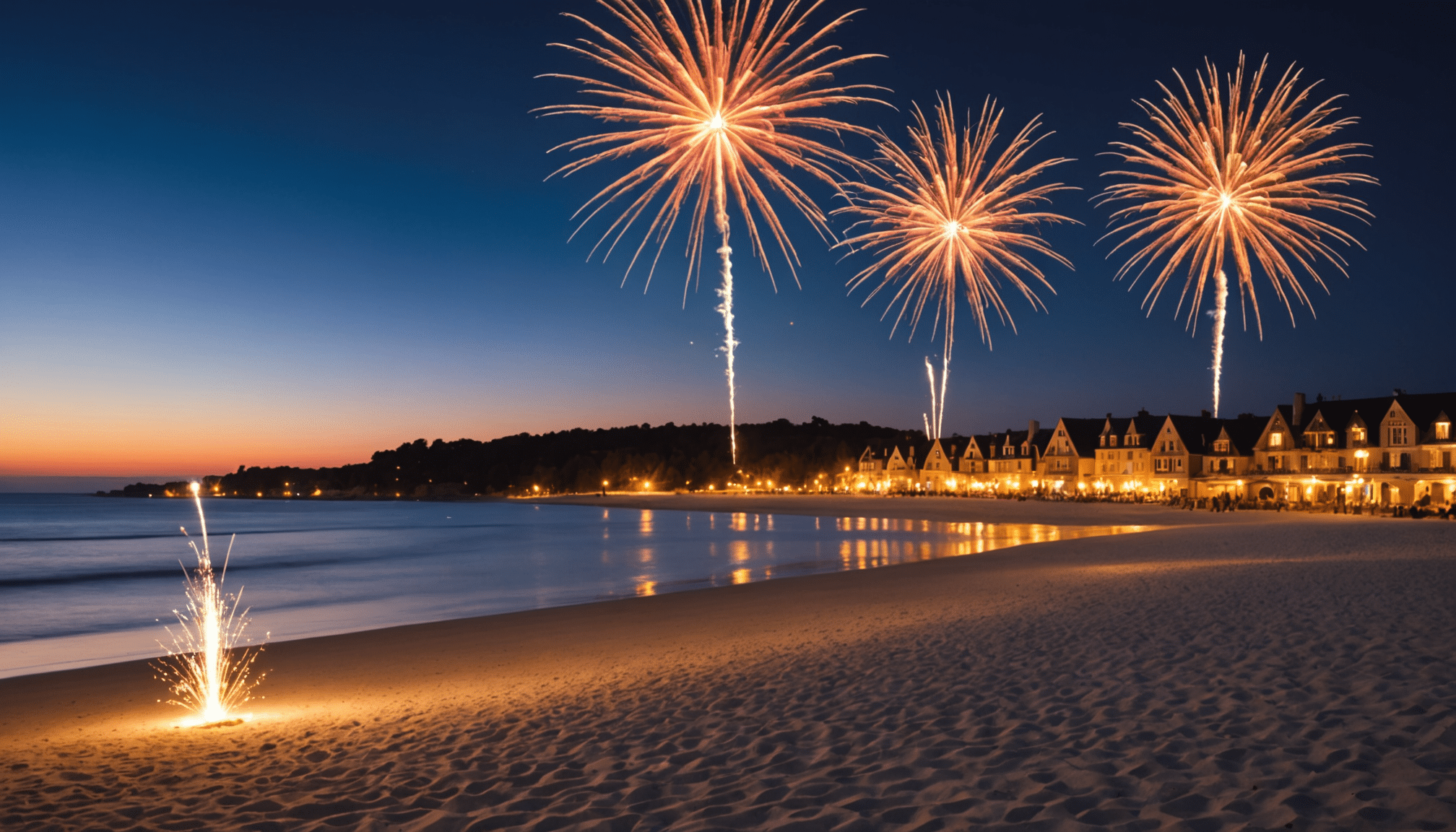 ne manquez pas les célébrations de noël dans cette charmante station balnéaire de loire-atlantique ! ce samedi, assistez à un spectacle pyrotechnique éblouissant qui illuminera le ciel et émerveillera petits et grands. joignez-vous à nous pour une soirée magique remplie de fête, de lumière et de joie.