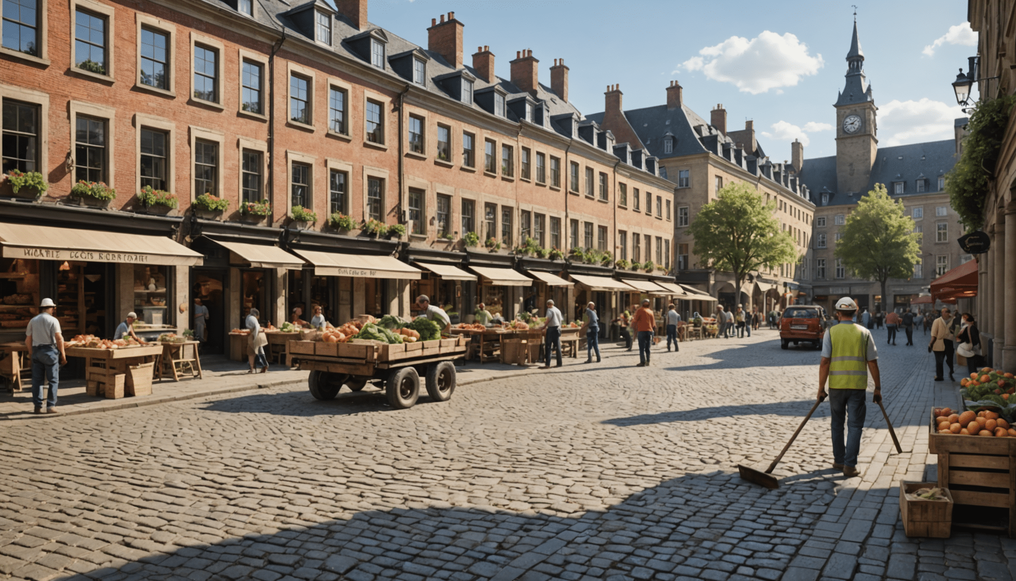découvrez les dernières avancées des travaux de réfection des pavés autour de la place du marché. un projet qui vise à revitaliser cet espace central, alliant esthétique et fonctionnalité pour le plaisir des visiteurs et des commerçants.