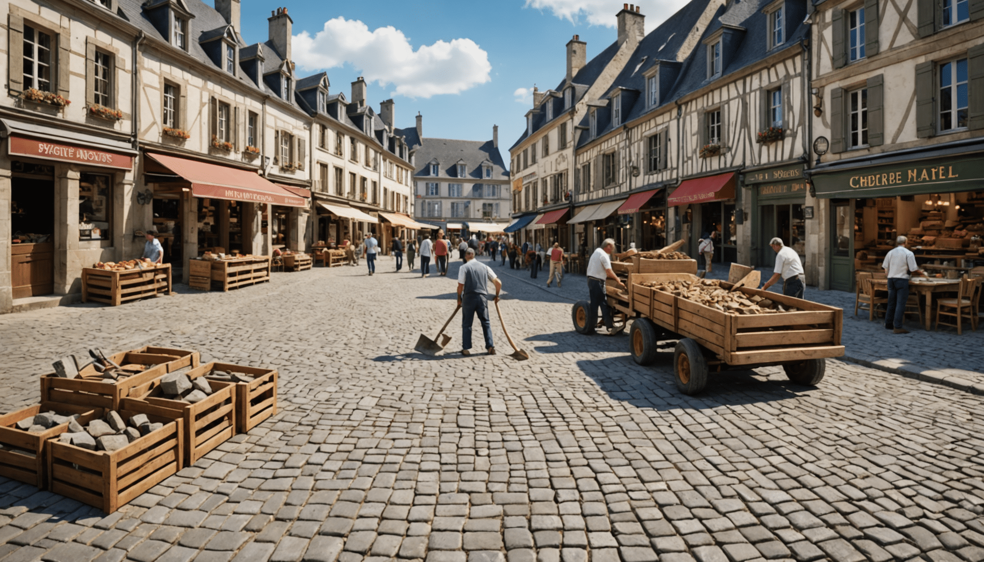découvrez les travaux de rénovation des pavés autour de la place du marché à pornichet. un projet qui vise à embellir cet espace emblématique tout en améliorant l'accessibilité pour les habitants et les visiteurs.