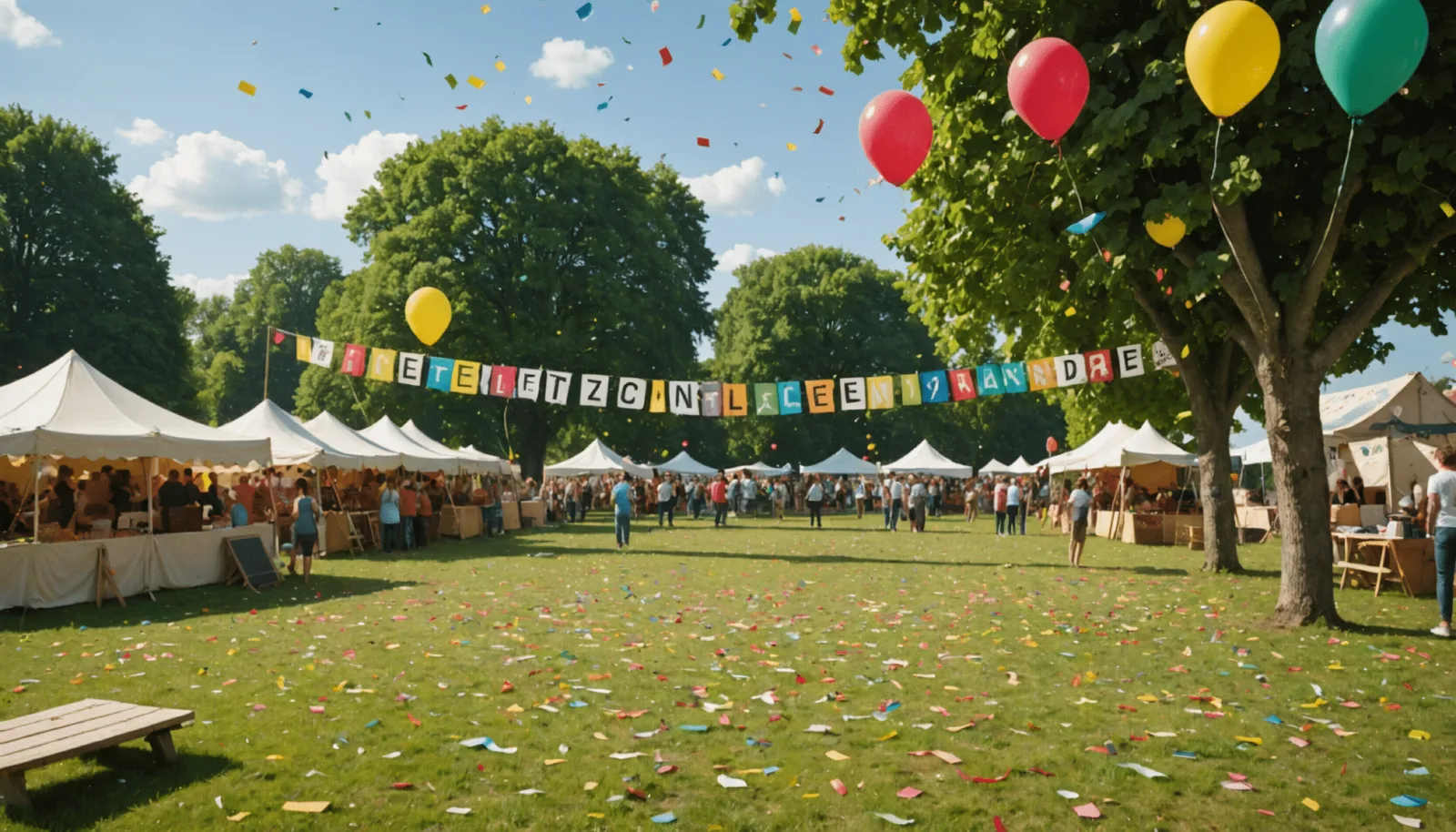 Scène de festival vide et barrières repliées après l'annulation d'une manifestation culturelle