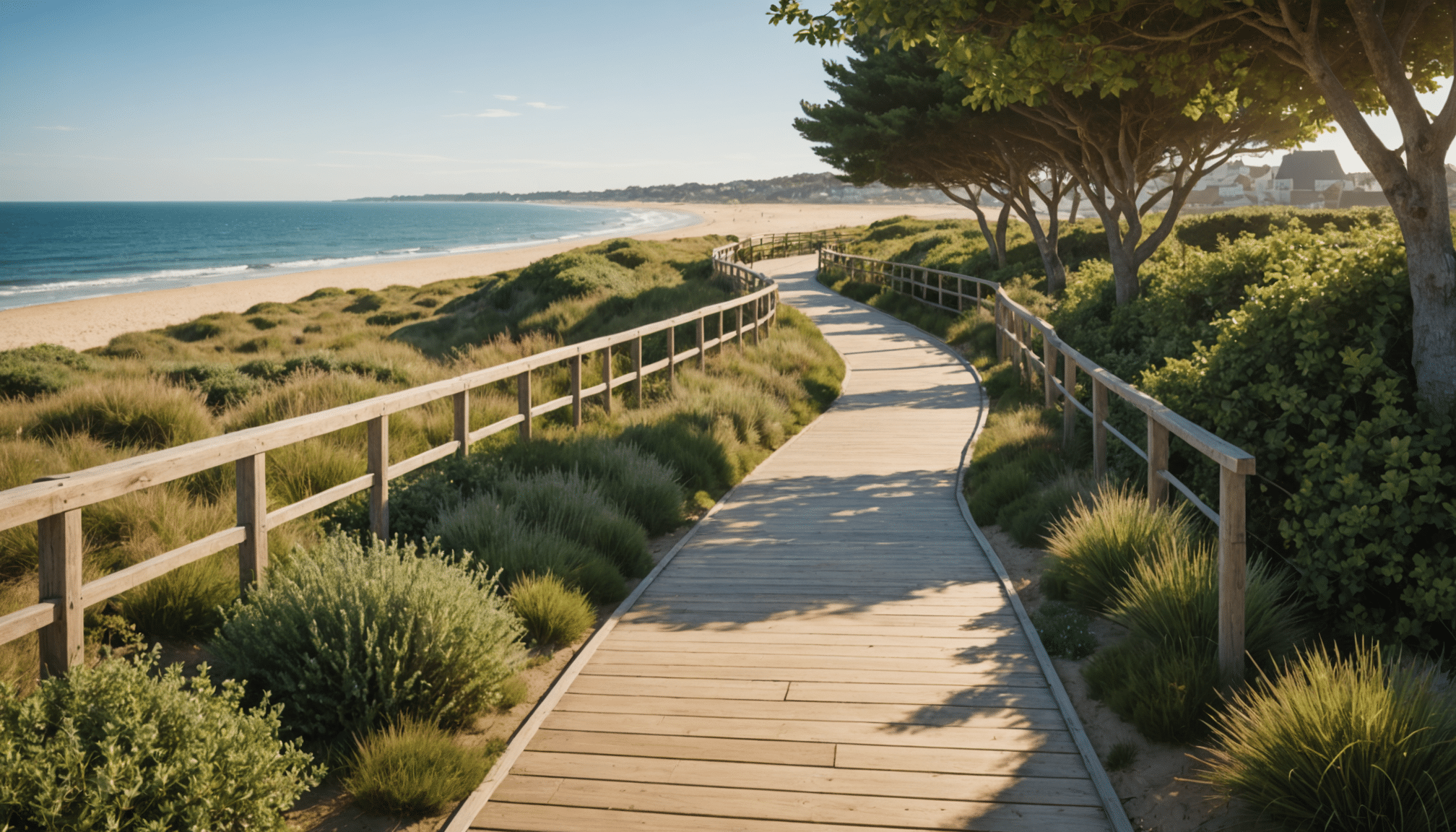 découvrez la magnifique rénovation du chemin côtier en bois à pornichet, offrant une promenade agréable et sécurisée le long des paysages marins. profitez d'une expérience revitalisante entre nature et bord de mer.
