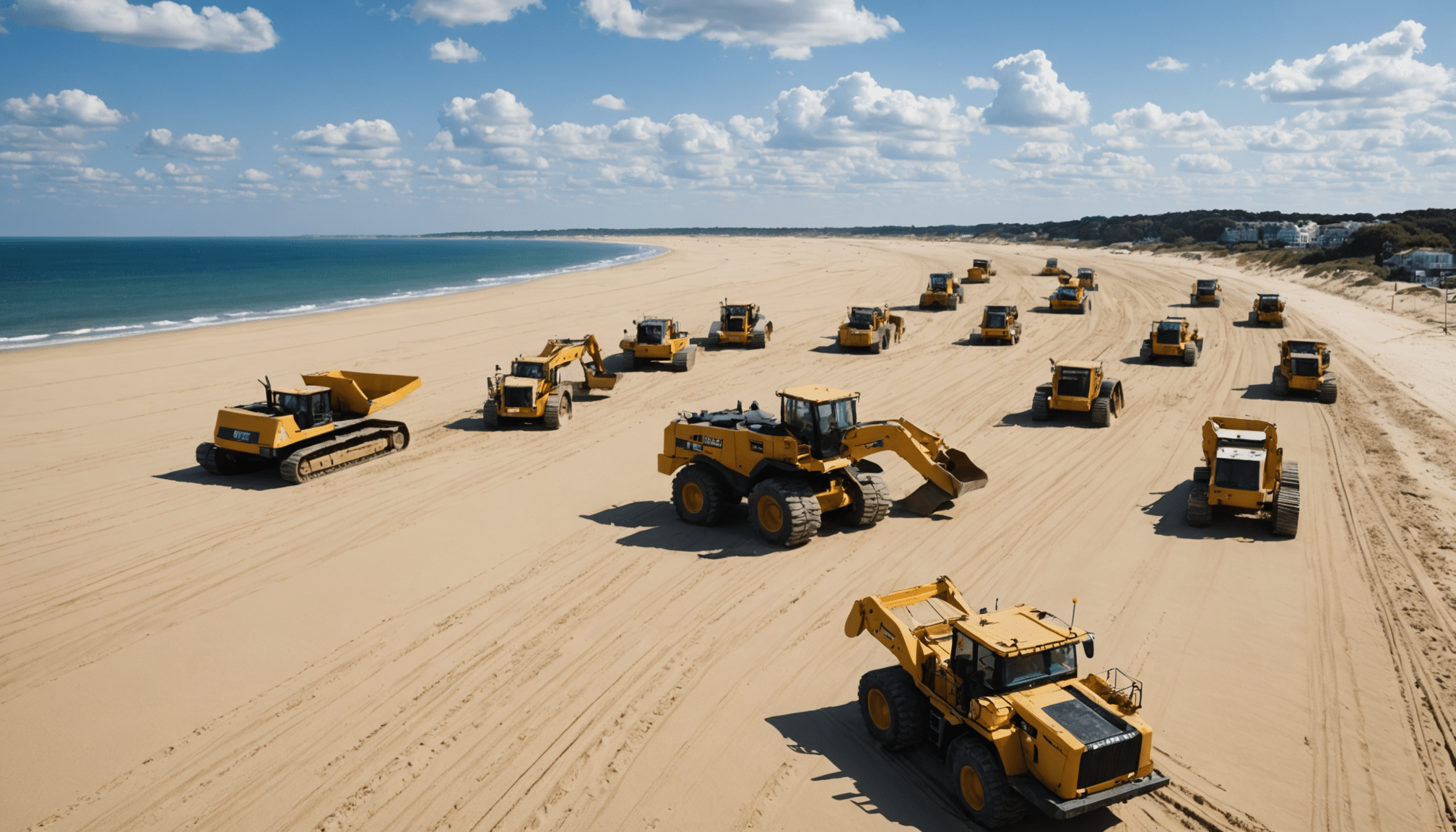 découvrez l'impressionnante opération de déplacement de milliers de mètres cubes de sable entre pornichet et la baule. un projet d'envergure pour préserver les plages et améliorer l'environnement côtier. suivez les étapes de cette transformation spectaculaire et ses enjeux écologiques.